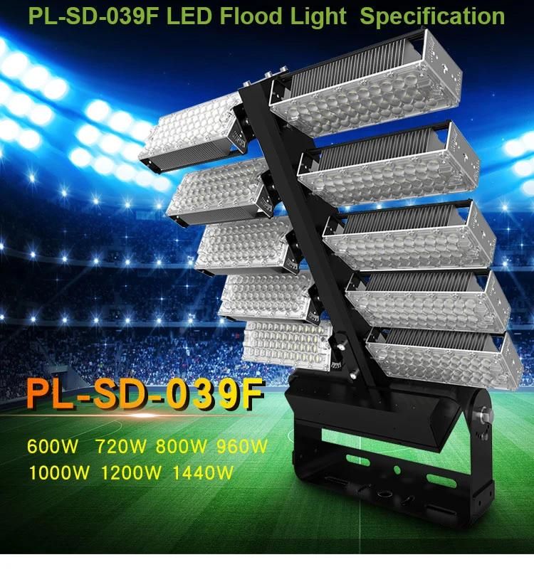 Super Bright High Quality Commercial High Lumen IP65 800W LED Flood Light