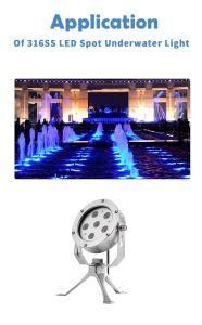 18watt 316ss LED Underwater Swimming Pool Spot Lamp