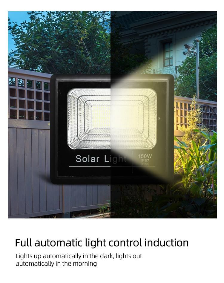 Bspro High Quality Competitive Price Solar Flood Light Energy Saving LED Solar Panel Flood Light