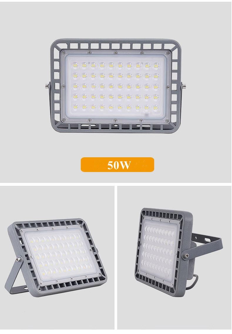 2 Years Warranty Waterproof 50W LED Floodlight for Garden Square