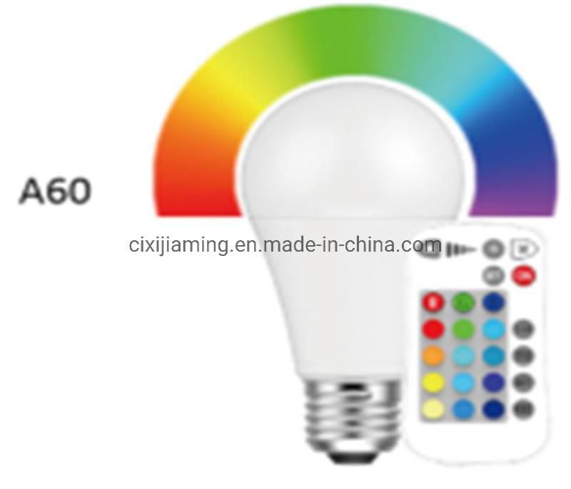 Jm0093A-A60 RGB+2700K Remote Control RGB Lamp