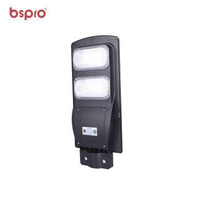 Bspro Outdoor Street Lamp 60W 90W 120W 180W All in One Solar Road Lights Integrated LED Solar Street Light