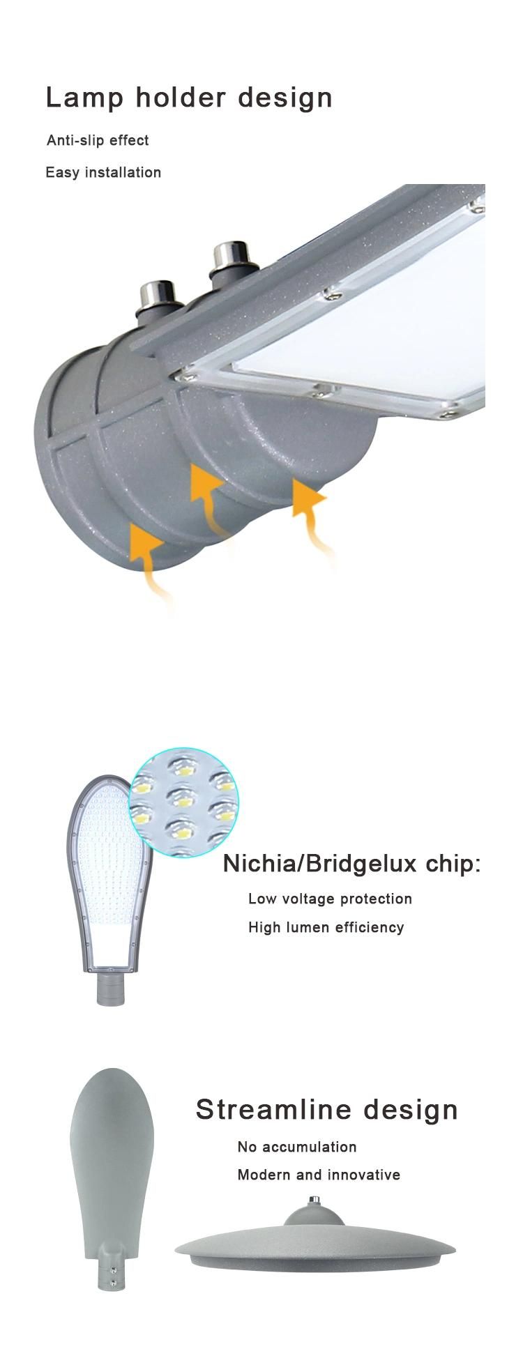 Aluminum LED Street Light IP65 30W 50W 100W 150W 200W Lamp Streetlight