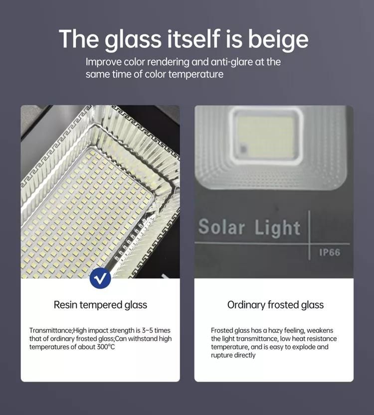 High Brightness Outdoor 100W LED Solar Flood Light