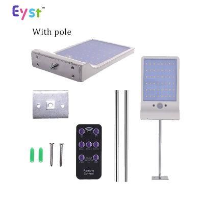 IP65 Waterproof 4W LED Remote Contol Light Outdoor Solar Product LED Solar Wall Light