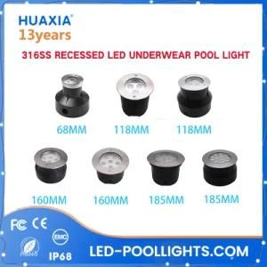 High Power 12W/36W 12V Warm White/ RGB 316 Stainless Steel LED Pool Light LED Underwater Light