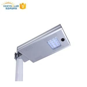 Long Working Life Integrated Solar LED Street Light 12W