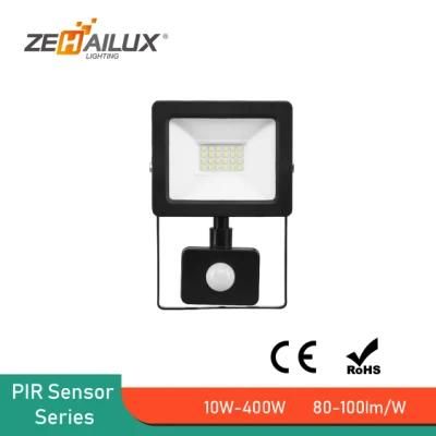 Warm White LED Floodlight with PIR Sensor