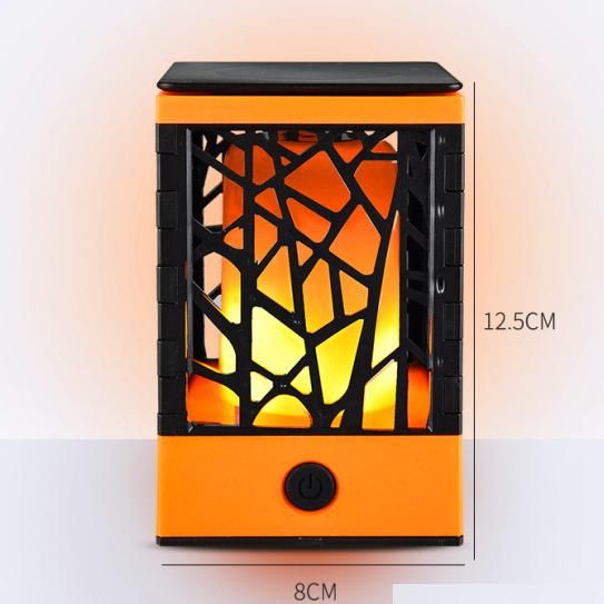 Fcar Battery Flickering Flame Effect Tabletop Lantern