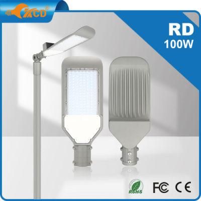Dimmable Decorative Aluminum Sodium All-in-One Modern LED Street Light 75W 100W IP65 for Square