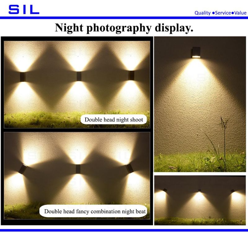 Residential Lighting Surface Wall Mounted Light IP65 Outdoor Wall Light LED up and Down Wall Lamps 9W LED Wall Light