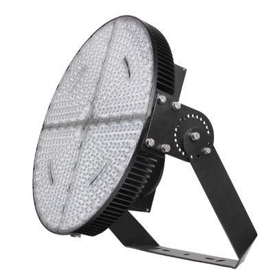 Adjustable Round Rorate Bracket 60degree IP66 600W LED Stadium Flood Light