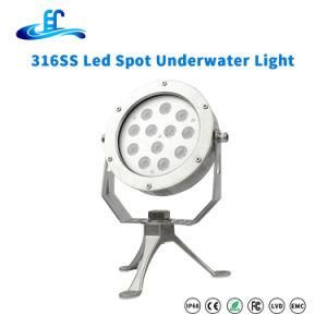 316ss 36watt LED Underwater Swimming Pool Spot Lights with Two Years Warranty
