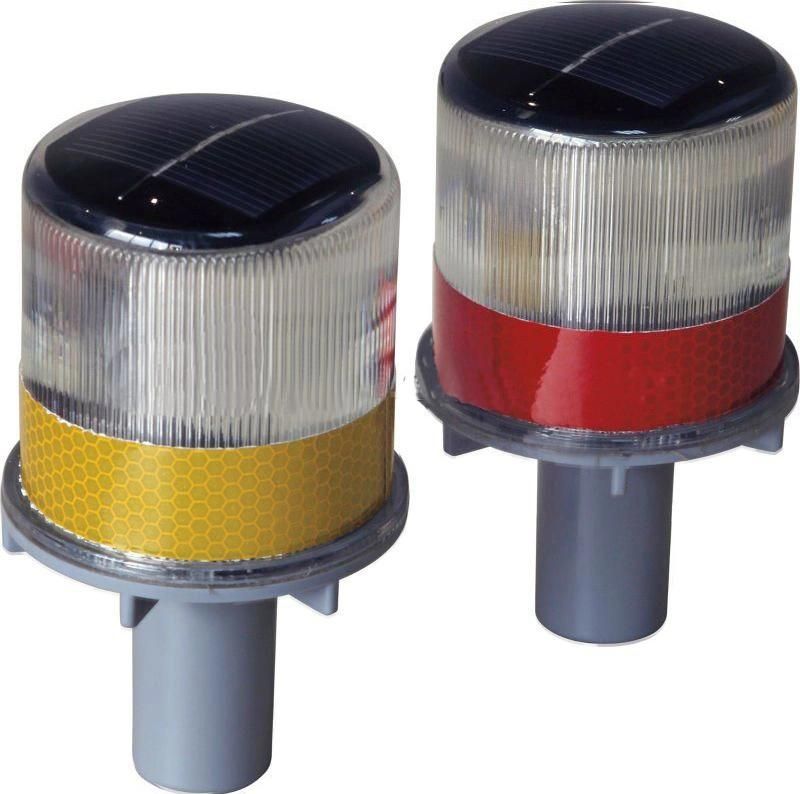Solar Warning LED Barrier Light Traffic Cone Light Blinker