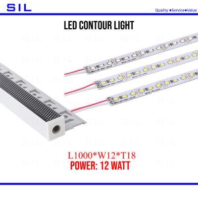 LED Linear Indoor Contour Linear Light 12W LED Wall Washer Light