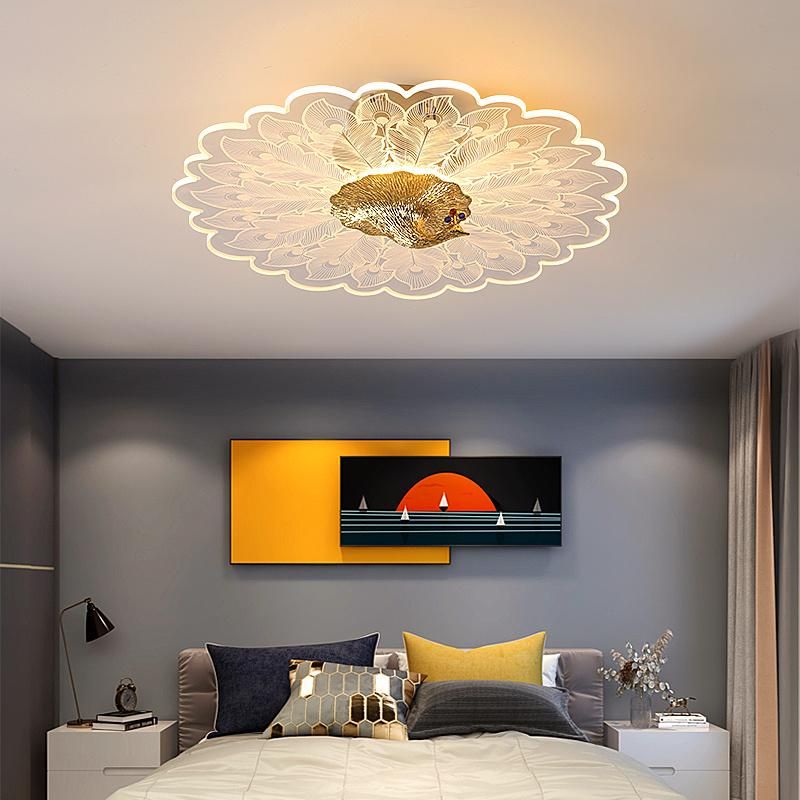 2022 Corridor Lamp Modern Minimalist Living Room Ceiling Lamp Simple Crystal Pendant Light