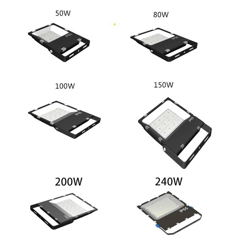 100W Outdoor IP65 5 Years Warranty Stadium LED Flood Light Advertising Lamp