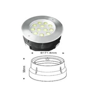 High Quality 12X2w 12X3w High Power LED Inground Lamp IP67