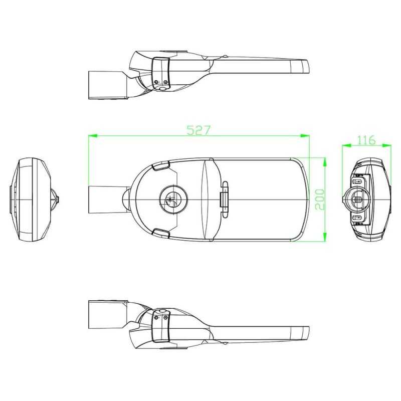 Die-Casting LED Street Light Housing