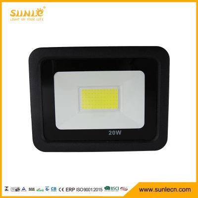 Ultrathin Aluminum 20W LED Flood Lamp COB for Basketball Court Stadium