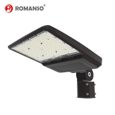 AC100-277V 200W 140lm/W LED Street Light 5years Warranty IP66 Aluminium Housing Commercial LED Shoebox Lights