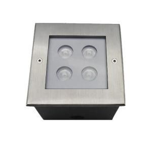 Factory Price High Quality Stainless Steel Waterproof&#160; IP67&#160; LED Underground Light with Iron Mounting Sleeve