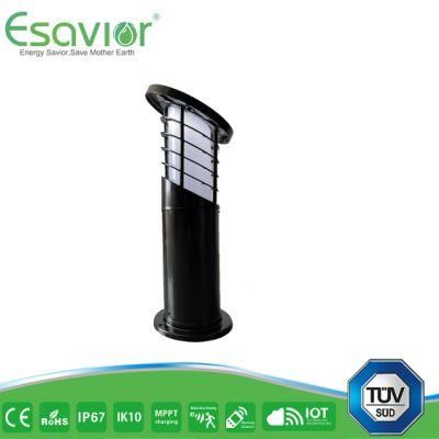 Esavior Solar Bollard/Lawn/Garden Light Via CE/RoHS Certified