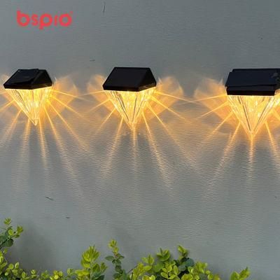 Bspro Corner Outdoor Lamp High Quality Decorate IP65 Solar Garden Light
