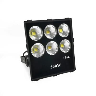 High Power Outdoor LED Lighting Project Product Waterproof 2000K-6000K Color Temperature IP66 300W LED Flood Light