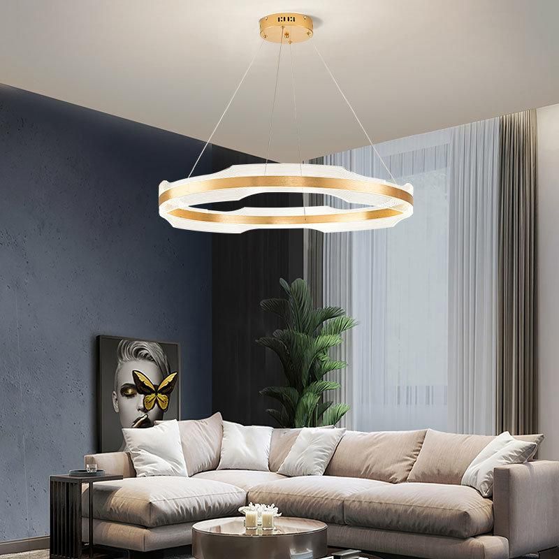 2022 Aluminium Profile Commercial Project Circle Pendant Light