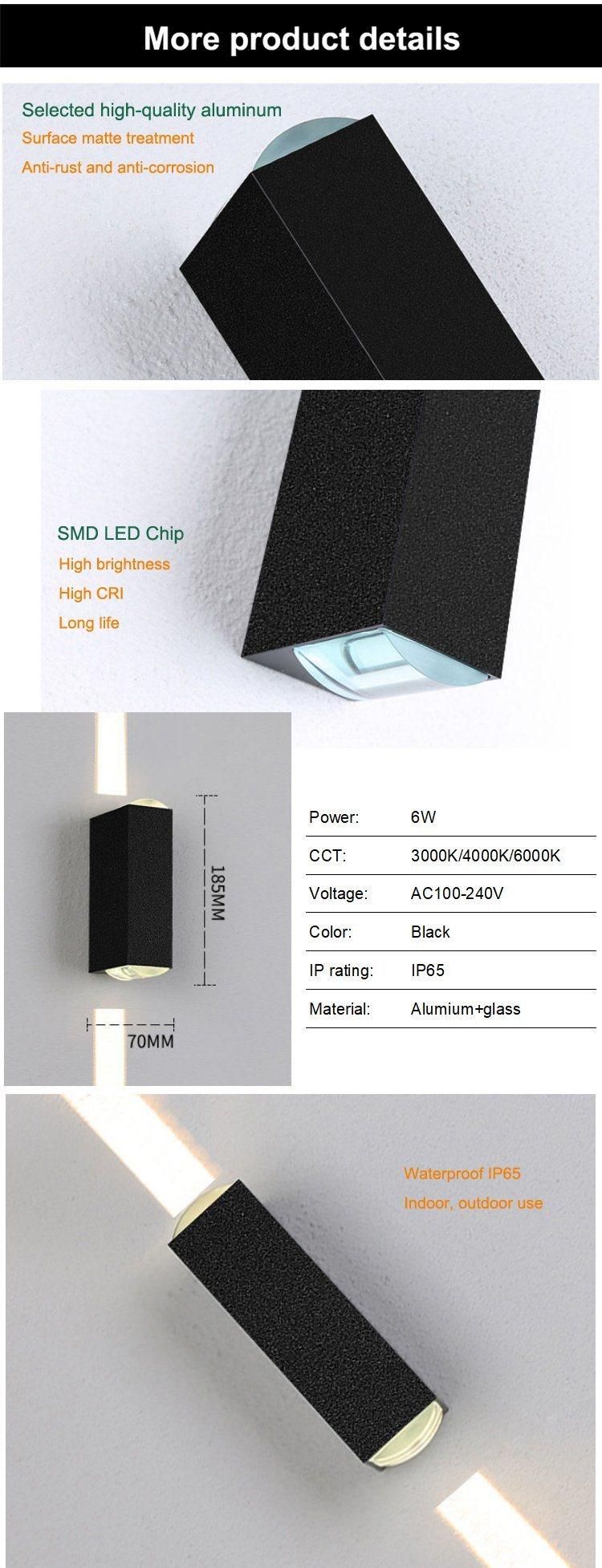 Simple Modern Fixtures Walllamps Blacke ABS 3500K/4500K/65000K LED Wall Lights
