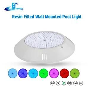 No Flicker No Glare High Purity RGB Resin Filled Wall Mounted LED Swimming Pool Lights with CE RoHS IP68 Reports