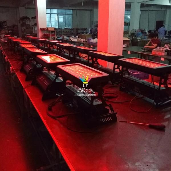 Waterproof IP65 Flood 36X12W RGBW LED Wall Washer Outdoor Light