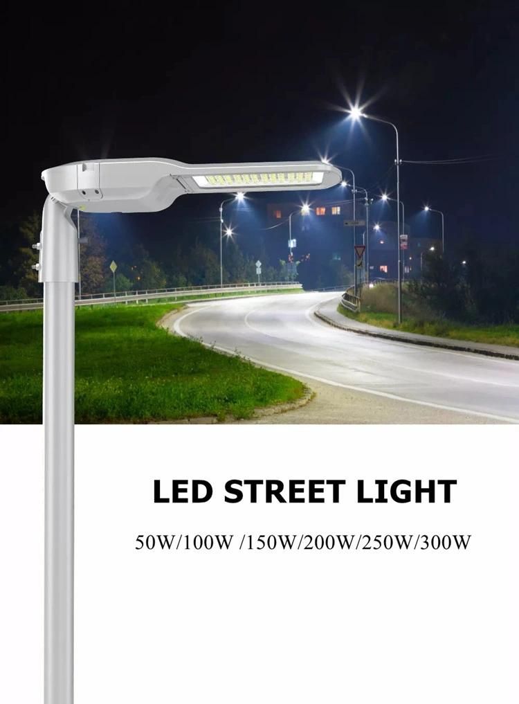 Optical Lens SMD3030 CRI>80 Waterproof Anti-Rust 100W LED Street Light