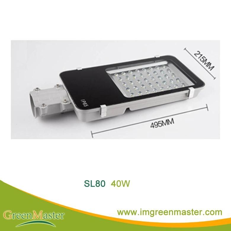SL80 100whigh Quality Tempered Glass Greenmaster LED Street Light