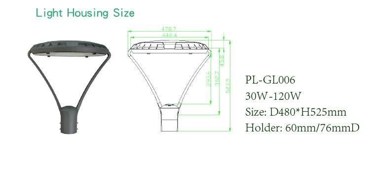 High Quality 100W Outdoor IP66 LED Garden Light