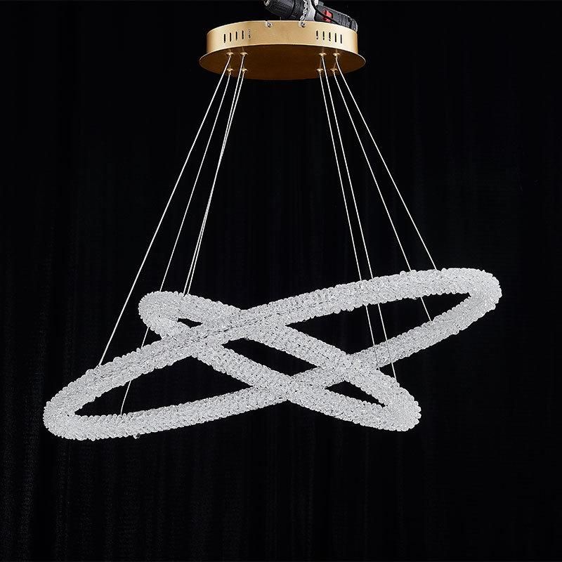 2022 Rings Circle Ceiling Hanging Simple Chandeliers & Pendant Lights