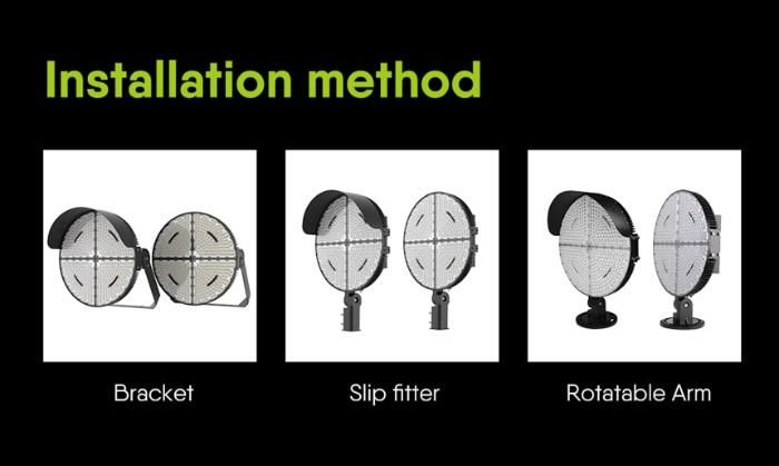 Rygh 1200W Round Shape Outdoor Commercial Industrial LED Flood Lights