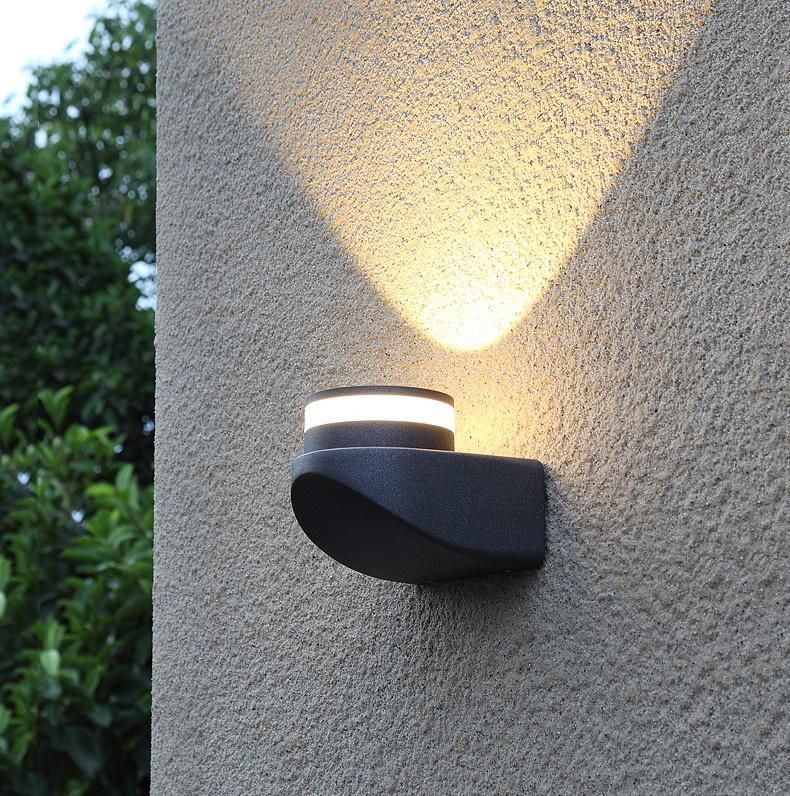 Modern Simple Outdoor Wall Lamp Waterproof up Down Wall Lights Landscape Lighting (WH-HR-20)