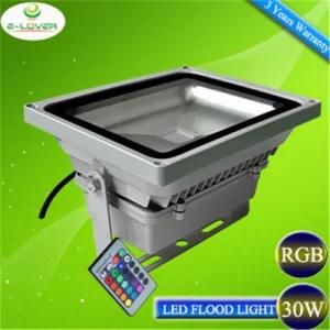 IP65 CE RoHS Outdoor RGB 30W LED Flood Light