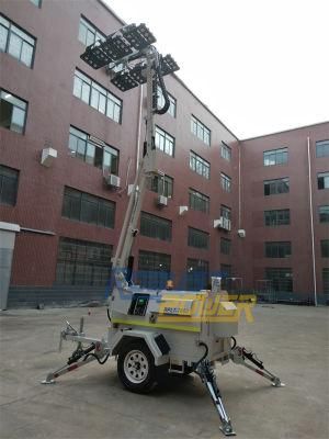 Hydraulic Stabilizer Supporting LED Flood Mining Lighting Tower