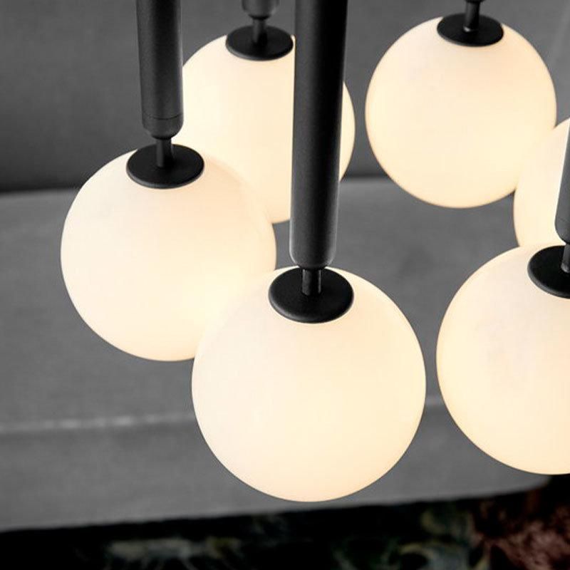 2022 Nordic Restaurant Simple Postmodern Chandelier Bedroom Clothing Shop Simple Light Luxury Creative Single Head Bedside Pendant Light