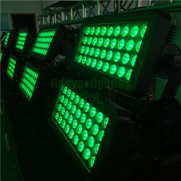 Outdoor 72X10W RGBW 4in1 City Color LED Wall Washer Light