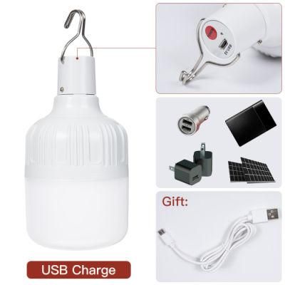 Outdoor Camping Light Rechargeable Emergency USB LED Bulb