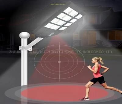 High Lumen Outdoor100W Post Control Poles LED Solar Street Light Fixture Parts Street Light