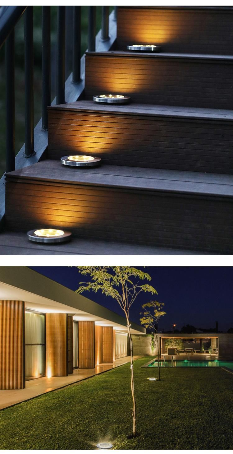 Uplight Outdoor DMX Round LED Underground Light
