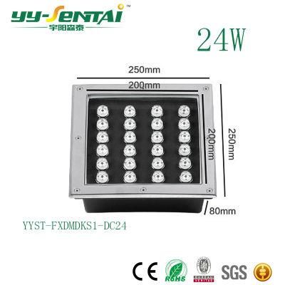 Square LED 24W IP65 Waterproof LED Underground Light