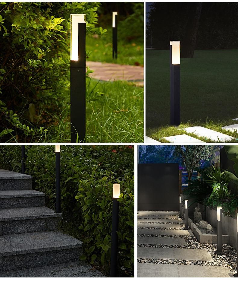 LED Lawn Lamp Inductive Lawn Light Outdoor Modern