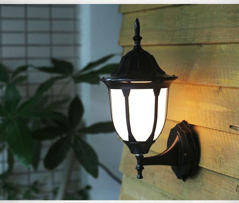 Europe Outdoor Wall Lamp Waterproof Garden Lights Retro Creative Fence Lighting Black Wall Light (WH-HR-62)
