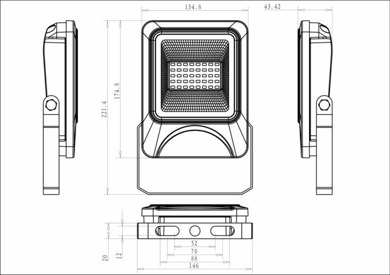 2019 Newest 5 Years Warranty LED 20W Flood Lighting with SMD Chips